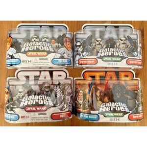 STAR WARS Galactic Heroes‎ SKYWALKER SOLO STORMTROOPERS KENOBI DURGE DARTH VADER